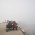 燕山荘 - ガスってます②