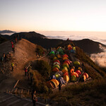 燕山荘 - 翌朝、夜明け前