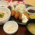 ガスト - 広島産カキフライと松茸ご飯和膳