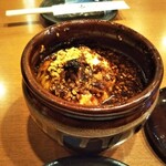 Yakitori Marukin - 大きなニンニクと刻まれたニンニクが入った魅惑の壺