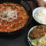Karamensawaya - 辛麺定食８８０円