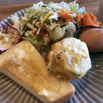 めぐみの食堂 - 野菜たっぷりモーニング500円