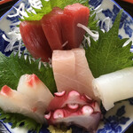 カフェ ふくや - 刺身　アップ