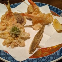 銀座むらき - 天ぷら盛り合わせ