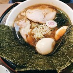 麺屋 じょっぱり - じょっぱりラーメン 味玉 海苔トッピング