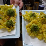 四ツ木製麺所 - フキノトウ天ぷら