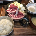 ジンギスカン 誠 郡山店 - ロース定食