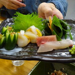 四ツ木製麺所 - 大きな皿から小さな皿に移し替えてくれてもらったらこんな綺麗！