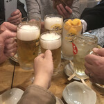 立呑み処 まるや - ご無沙汰乾杯