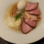 宍道湖しじみ中華蕎麦 琥珀 - 宍道湖しじみ中華蕎麦塩　特製