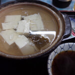 とびた食堂 - 湯豆腐