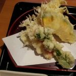 Soba Kichi - 6 ｾｯﾄ料理・よくばり膳 980円の天婦羅
