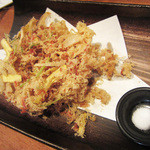 牡蠣と魚 海宝 高田馬場店 - 桜えびと春の根菜のかき揚げ