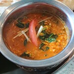 ダナチュラ - 豆ほうれん草カレー