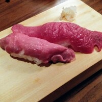 THE 雪月花 - 霜降り炙り握り