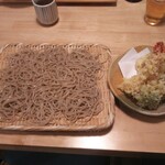 手打ちそば くるみの木 - 天ざる蕎麦大盛❗