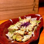 Senkei Toritoshi - 自家製タルタルソースの鶏ももの唐揚げ