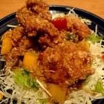 Shinjuku Saboten - 油淋鶏のアップ