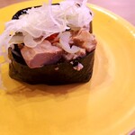 Kaitensushi Marukuni - あん肝軍艦　100円