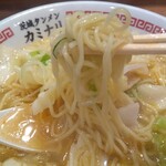 茨城タンメン カミナリ - 麺