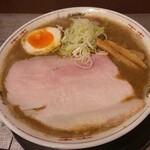 煮干結社 鹿道山 - 伝承にごりそば(大盛)