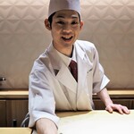 銀座 しのはら - まぐろとべったら漬けの海苔巻きだけど、料理写っておらず・・・。