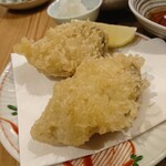酒呑蕎食〆タグル - 牡蠣の天ぷら