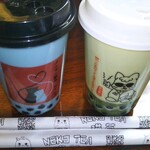 タピオカ専門店 猫茶 - お持帰った家で写メ…
ストロー袋も可愛い(〃∇〃)