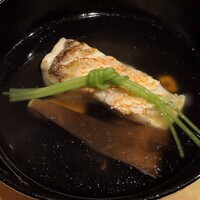 はらまさ - 甘鯛とアワビ茸のお椀