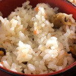 つばきの館 - サザエ飯