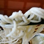 そば屋 長森 - 「十割そば」食べる直前です