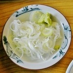 そば屋 長森 - 「薬味」です