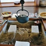 そば屋 長森 - 「囲炉裏」です