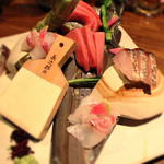 日本酒とお魚きっちん　祐星 - お造り盛り合わせ