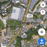 神戸ハンバーグウエスト - 地図です　下が南　明石方面です