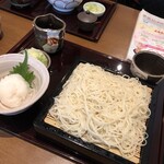 手打ちそば 毘沙門 - おろしせいろ（大盛り)