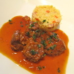 ビストロ ダイア - タスマニア産子羊のナヴァラン仕立て（トマト煮込み）クスクス添え