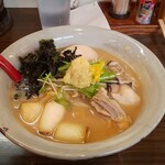 麺屋大河 - 牡蠣味噌ラーメン￥980＋味玉￥100(H31.1.19撮影)