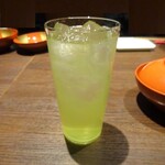 博多蕎麦酒場 蕎麦屋にぷらっと - 緑茶ハイ