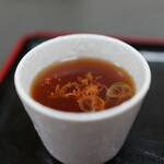 そば処 東南屋 - 蕎麦湯を入れる、風味良し