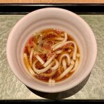 日本橋 三冨魯久汁八 - 海鮮四種のづけ丼 ¥1,200 の名物 もちもちのおうどん