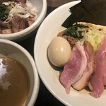 鴨出汁中華蕎麦 麺屋yoshiki - 特製鴨白湯和えつけそば