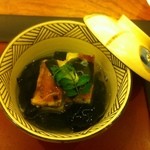 旬菜山﨑 - 鰻のけんちん蒸しワカメ餡