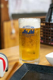 満幸商店 - 2020.1 生ビール中（500円）アサヒスーパードライ