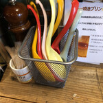 ラーメン フリーバーズ - レンゲもいちいちかわいい。