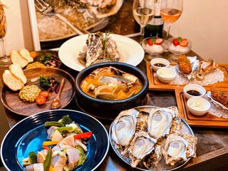 Oyster bar UOICHI - 牡蠣好きが最高に幸せになる¥3,500の使い方