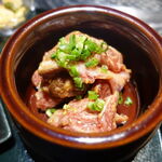 Zabuton - 黒毛和牛ミックスつぼ漬け定食（ライス大盛り無料）　1000円