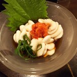 金町製麺 - 真鱈白子ポン酢