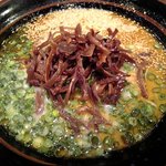 博多ラーメン かっぱ亭 - 博多ラーメン。キクラゲどっさり…