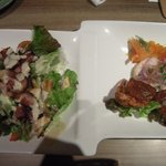 カフェ アンリュール - 女性限定ペアセット　オードブル盛＆サラダ　